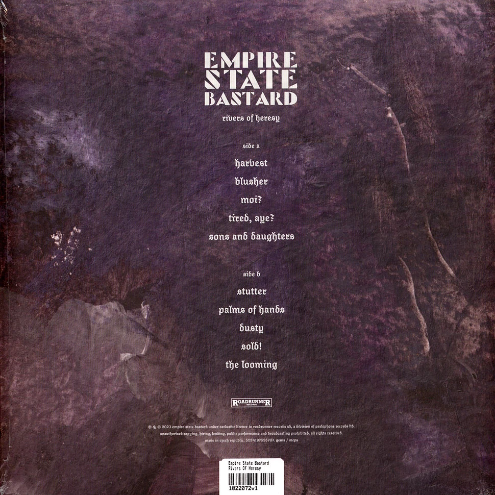 Empire State Bastard Rivers Of Heresy Vinyl Lp Eu