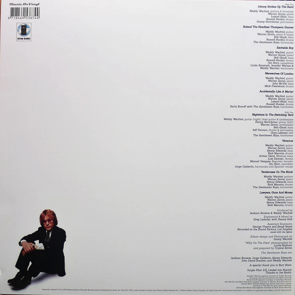 Warren Zevon Excitable Boy Vinyl LP 2015 EU Reissue HHV