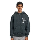 Aries - Faded God Town Zip Through Hoodie