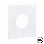 Record Inner Sleeve - 7" Single Vinyl Innenhüllen Deluxe (Mittelloch) (Weiß)