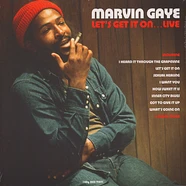Marvin Gaye - Lets Get It On Live Red Vinyl Edition