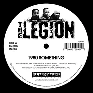 The Legion - 1980 Something / Heard We Quit Black Vinyl