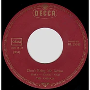 The Animals - Don't Bring Me Down