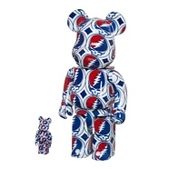 Medicom Toy - 100%+400% Grateful Dead - Steal Your Face Be@rbrick Toy