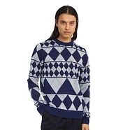 Fred Perry - Panelled Argyle Jumper