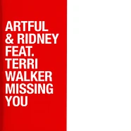 Artful & Ridney - Missing You Feat Terri Walker Record Store Day 2023 Blue Vinyl Edtion