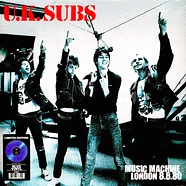 UK Subs - Music Machine London 8-8-80 Blue Vinyl Edition