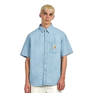 Carhartt WIP - S/S Ody Shirt "Olympia" Denim, 10.5 oz