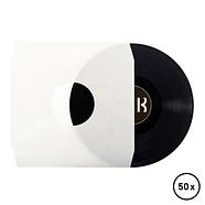 50x 12" Record Inner Sleeves - Innenhüllen (Eckschnitt / creme 70 g/m²)