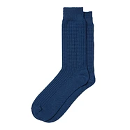 RoToTo - Cotton Waffle Crew Socks