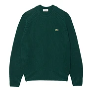 Lacoste - Heavy Carded Wool Crew Neck Sweater