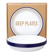Falcon Enamelware - Deep Plates (Box of 4)