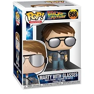 Funko - POP Movies: Back To The Future - Marty w/ Glasses