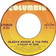 Gladys Knight And The Pips - A Friend Of Mine / Reach High