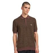 Fred Perry - Boucle Jacquard Knitted Shirt