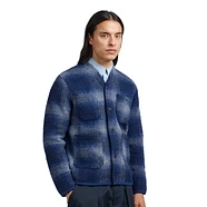 Universal Works - Checkered Fleece Cardigan