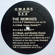 Omar-S And L'Renee - S.E.X - The Remixes