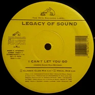 Legacy Of Sound - I Can't Let You Go