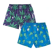 Lousy Livin Underwear - Weedy & Broccoli Boxershorts 2 Pack