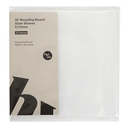 25x 10“ Recycling Record Outer Sleeves - Außenhüllen (0,125mm / Made in Germany / LDPE-Folie)