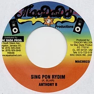 Anthony B - Sing Pon Rydim