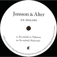 Jonsson/Alter - En Melodi