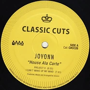 Jovonn - House Ala Carte