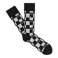 Fred Perry - Glitch Print Brushed Sock