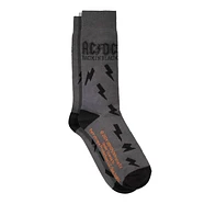 AC/DC - Back In Black Bolts Ankle Socks