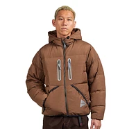 Gramicci x and wander - Gramicci Wool Check Down Jacket