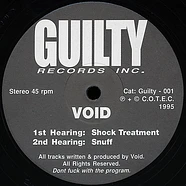 Void - Shock Treatment / Snuff