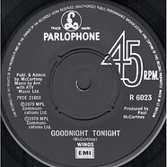 Wings - Goodnight Tonight