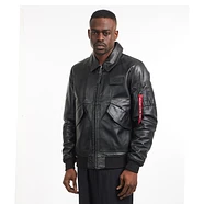 Alpha Industries - CWU 45/P Leather Lightweight Bomber Jacket