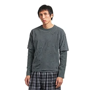 Beams - Layered Damage Long Sleeve T-Shirt