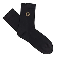 Fred Perry x Amy Winehouse - Amy Lettuce Edge Sock