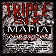 Triple Six Mafia - Underground Vol 1: 1991-1994 Red Black Vinyl Edition