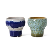 HKLIVING - 70s Ceramics: Lungo Mugs (Set of 2)