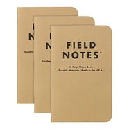 Field Notes - Original Kraft Mixed Paper 3-Pack