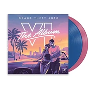 V.A. - OST Grand Theft Auto VI : The Album HHV GSA Exclusive Clear Blue & Clear Pink Vinyl Edition