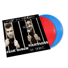 Taktloss & Jack Orsen - Direkt Aus Dem Knast (Du Spast) Red & Blue Vinyl Edition