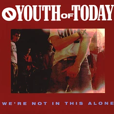 Youth Of Today - We're Not In This Alone Blue Vinyl Edition