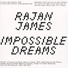 Rajan James - Impossible Dreams
