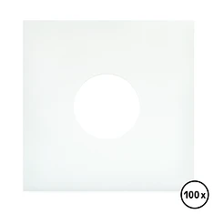 Record Inner Sleeve - 12" Vinyl LP Innenhüllen (Mittelloch) (Weiß) (90 g/m²)