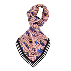 Fred Perry x Amy Winehouse Foundation - Amy Lightning Print Silk Scarf