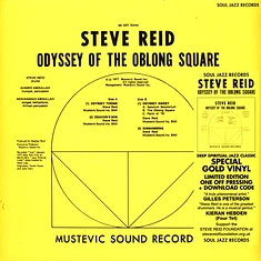 Steve Reid - Odyssey Of The Oblong Square Gold Vinyl Edition