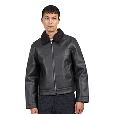 Arte Antwerp - Basic Collar Leather Jacket