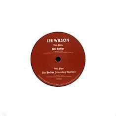 Lee Wilson - Do Better