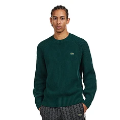 Lacoste - Heavy Carded Wool Crew Neck Sweater