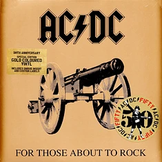 AC/DC - For Those About To Rock We Salute You Gold Nugget Vinyl Edition