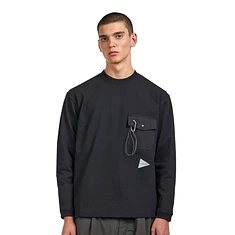 and wander - Heavy Cotton Pocket LS T